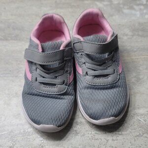 #596 Athletic Works Pink Gray Toddler sz 9 Shoe